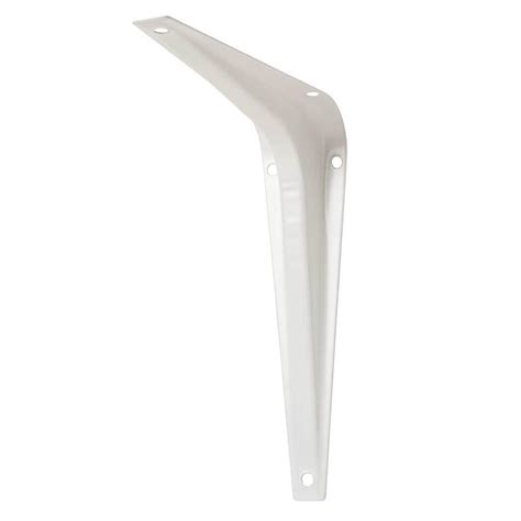 home depot white metal bracket|decorative metal shelf brackets.